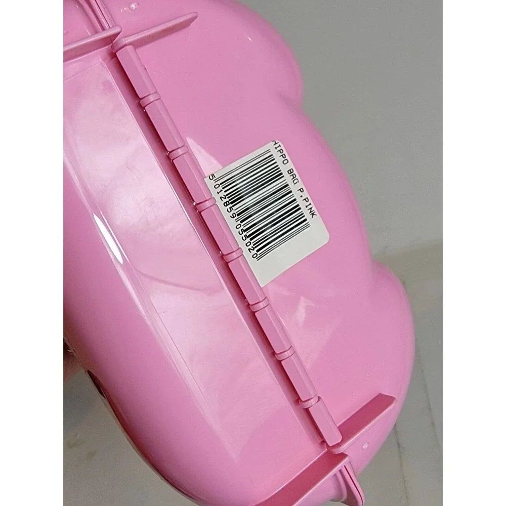 Vintage School Carry Case Kiddywinks Hungry Horace Hippo Lunchbox Made in UK 80s